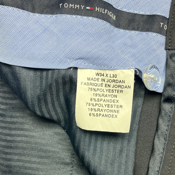 Tommy Hilfiger Dark Gray Men's Flat Front Shorts - Picture 2 of 4